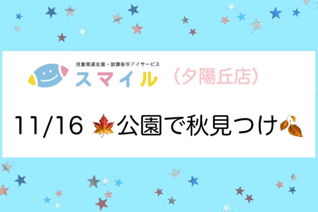 【夕陽丘】公園で秋見つけ